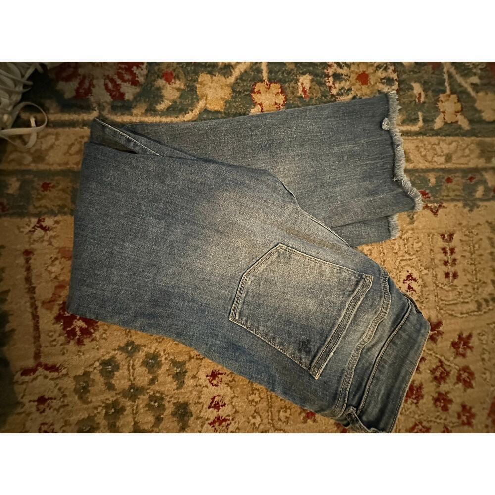 DL1961 Women's Blue Lara Instasculpt Cropped Flare Jeans Size 30 - Picture 8 of 13